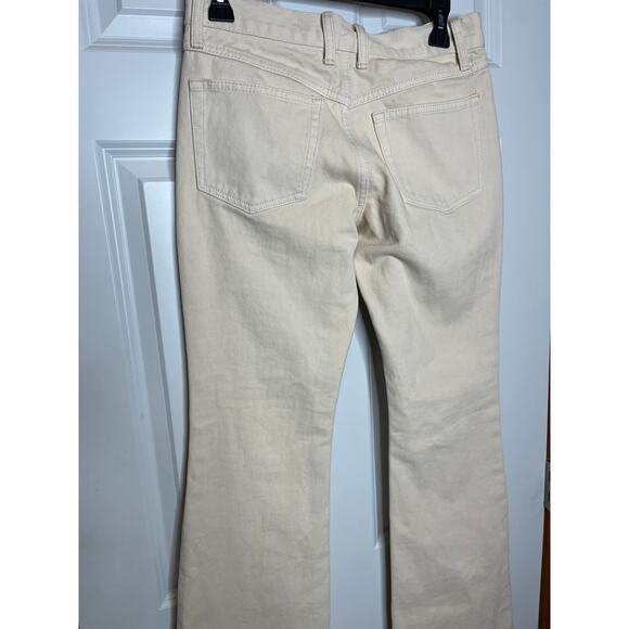 Pacsun x J Galt NEW Cream Bone Bootcut Jeans Small - Picture 2 of 8